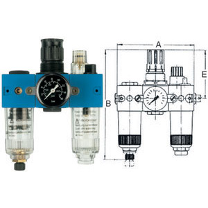 Aria Compressa - Componenti Per Sistema Airvision 3462GP 1/8-Ewo