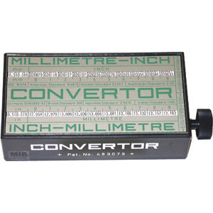 Convertitori Di Tolleranze Iso Da Mm A Pollici 3980GL-SCU