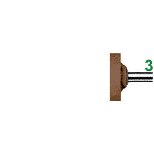 Mole Abrasive Con Supporto In Gomma Dura 7869G 13 3-Erzett