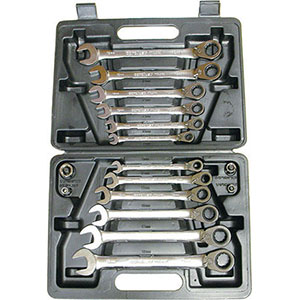 Chiavi Fisse E A Cricchetto Combinate In Serie 879GH-Gedore red